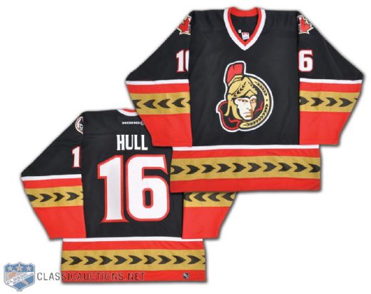 Jody Hulls 2001-02 Ottawa Senators Game-Worn Alternate Jersey