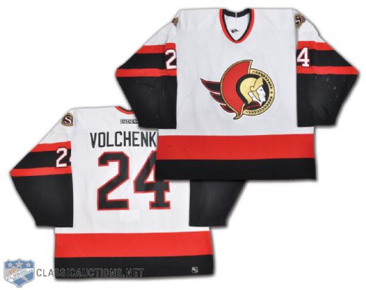 Anton Volchenkovs 2002-03 Ottawa Senators Game-Worn Jersey