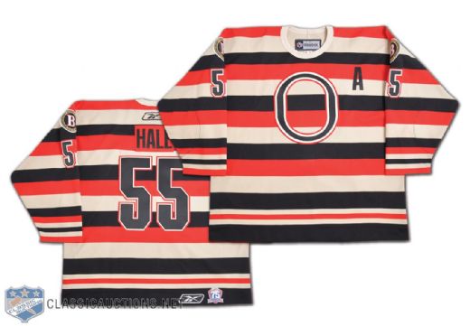 David Hales 2010-11 Binghamton Senators Throwback 1920s Sens Game-Worn Jersey
