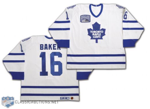Jamie Bakers 1996-97 Toronto Maple Leafs Game-Worn Jersey