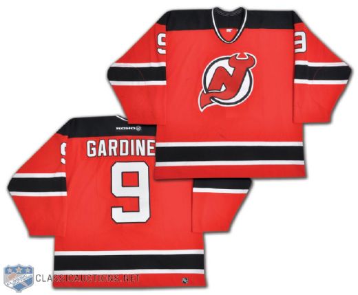 Bruce Gardiners 2001-02 New Jersey Devils Game-Worn Jersey