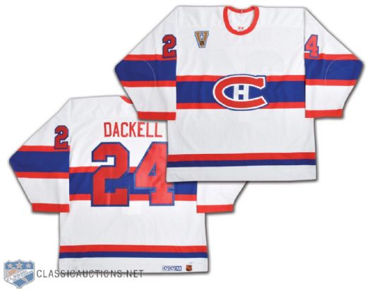 Andreas Dackells 2003-04 Montreal Canadiens Game-Worn Vintage Jersey
