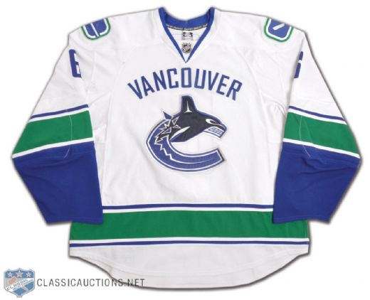 Sami Salos 2007-08 Vancouver Canucks Game-Worn Jersey, Gloves and Goal Puck