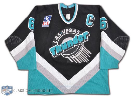 Jim Kytes 1993-94 IHL Las Vegas Thunder Game-Worn Jersey