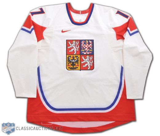 Filip Kubas 2010 Olympics Team Czech Republic Game-Worn Jersey