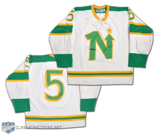 Pete Goegans 1967-68 Minnesota North Stars Pre-Season Game-Worn Jersey