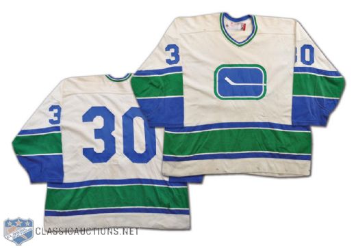 Ed Dycks 1972-73 Vancouver Canucks Game-Worn Jersey