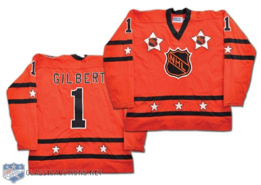 Gilles Gilberts 1974 NHL All-Star Game East Division Game-Worn Jersey