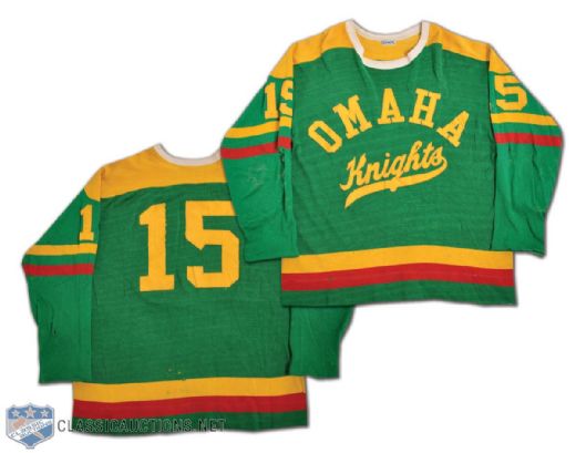 Greg Jablonskis 1960-61 IHL Omaha Knights Game-Worn Jersey
