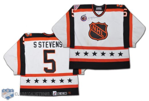Scott Stevens 1993 NHL All-Star Game Wales Conference Signed Game-Worn Jersey