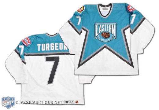 Pierre Turgeons 1996 NHL All-Star Game Eastern Conference Game-Worn Jersey