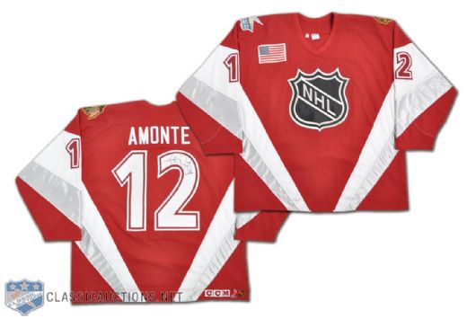 Tony Amontes 1999 NHL All-Star Game North America Team Signed Game-Worn Jersey