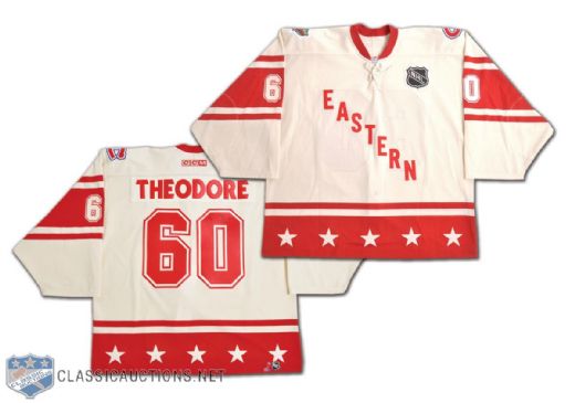 Jose Theodores 2004 NHL All-Star Game Eastern Conference Signed Game-Worn Jersey