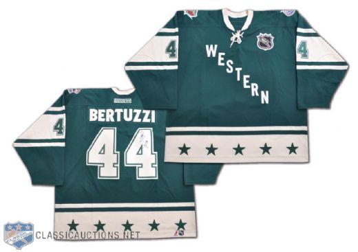 Todd Bertuzzis 2004 NHL All-Star Game Western Conference Signed Game-Worn Jersey