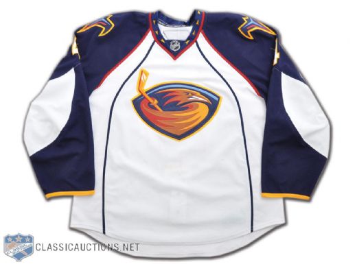 Zach Bogosians 2009-10 Atlanta Thrashers Game-Worn Jersey