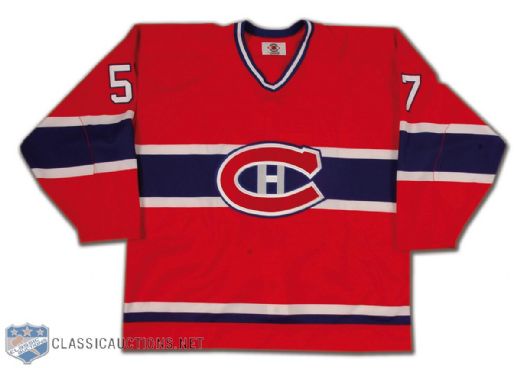 Voisine Late-1990s Montreal Canadiens Pre-Season Team-Issued Road Jersey