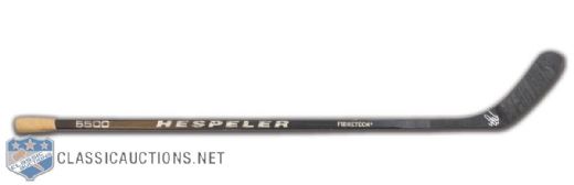 Doug Gilmours 1990s Hespeler Signed Game-Used Stick