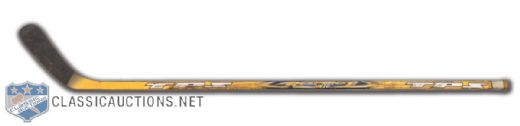 Mats Sundins Early-2000s TPS Response Game-Used Stick