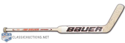 Curtis Josephs Early-2000s Bauer Supreme Game-Used Stick