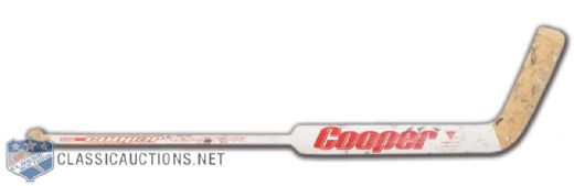 Nikolai Khabibulins Mid-1990s Cooper Game-Used Stick