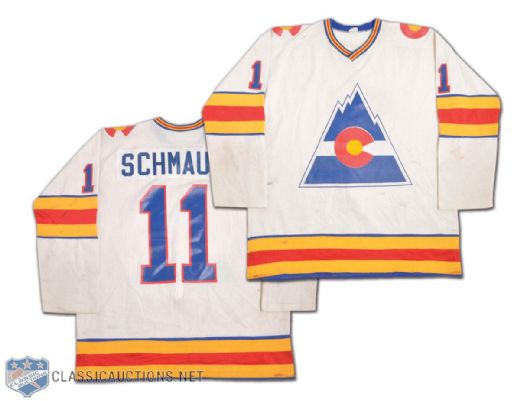 Bobby Schmautzs 1979-80 Colorado Rockies Game-Worn Jersey