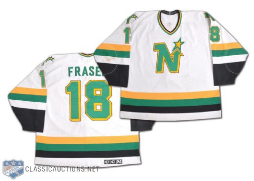 Curt Frasers 1989-90 Minnesota North Stars Game-Worn Jersey
