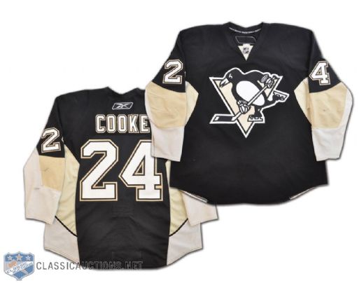 Matt Cookes 2009-10 Pittsburgh Penguins Game-Worn Jersey