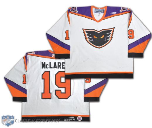 Steve McLarens 1999-2000 AHL Philadelphia Phantoms Game-Worn Jersey