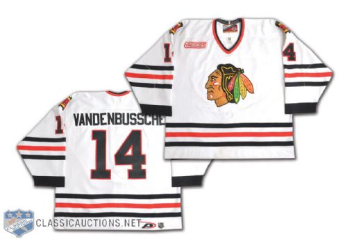 Ryan VandenBussches 1999-2000 Chicago Black Hawks Game-Worn Jersey
