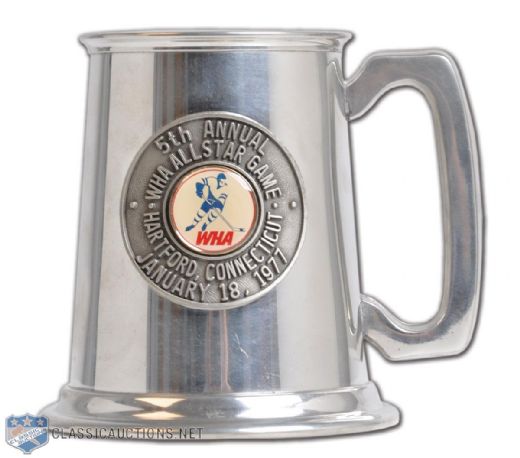 Joe Daleys 1977 WHA All-Star Game Commemorative Mug