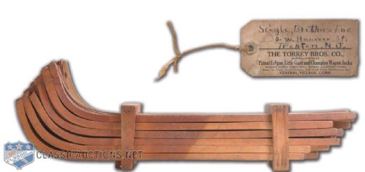 Astonishing 1890s/1900s Tory Bros. Ice Polo / Ice Hockey Stick Bundle of 73