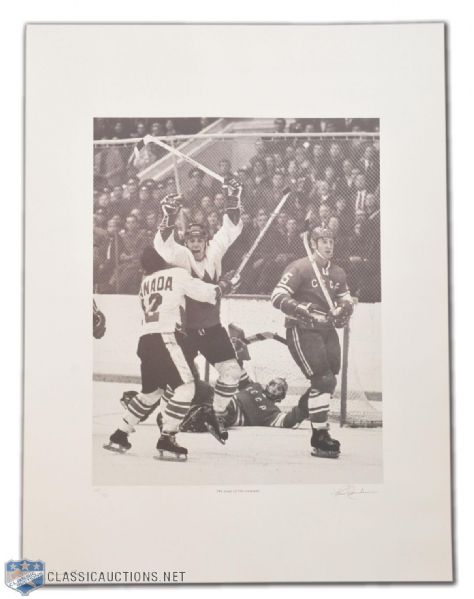 Paul Henderson "Goal of the Century" Signed Limited-Edition Frank Lennon Lithograph