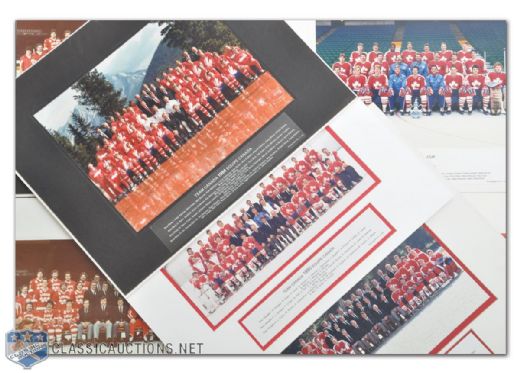 Official Team Canada Photo Collection of 9