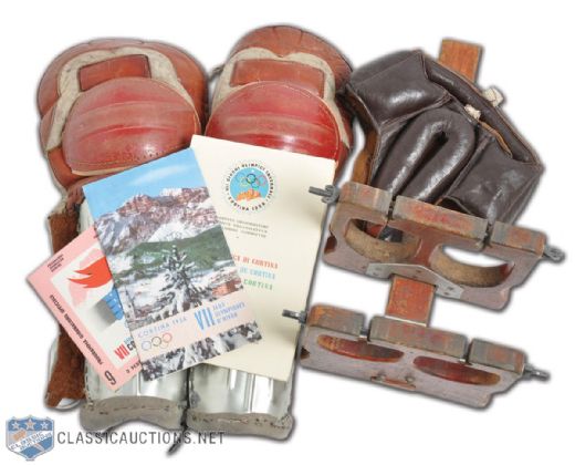 Viktor Shuvalovs 1956 Cortina Winter Olympics Game-Worn & Memorabilia Collection