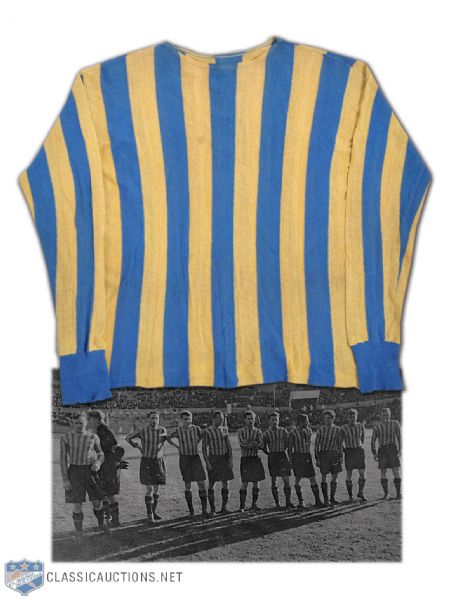 Viktor Shuvalovs 1949-55 CCCP Air Force Soccer Team Game-Worn Jersey