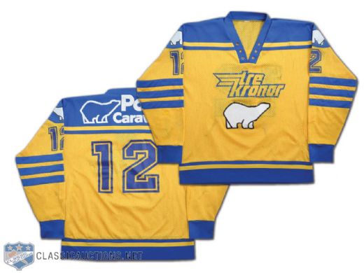 Inge Hammarstroms Late-1970s Team Sweden Game-Worn Jersey