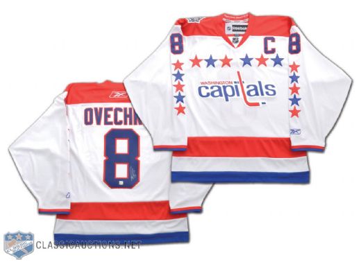 Alexander Ovechkin Signed Washington Capitals Jersey with COA