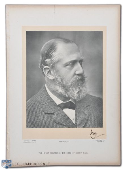 Vintage Lord Stanley "Earl of Derby" Photograph