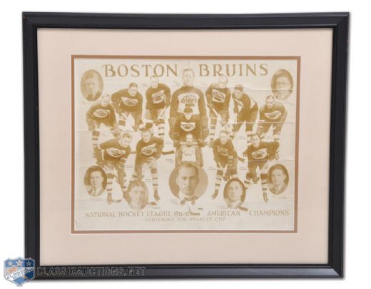Boston Bruins 1926-27 Framed Team Photo