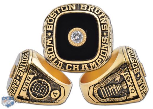 Bobby Orr 1970 Boston Bruins Replica Stanley Cup Championship Ring