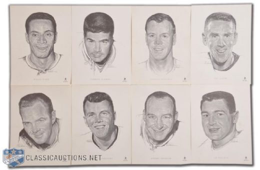 1962-63 WHL Los Angeles Blades Union Oil Premium Player Pictures (22)