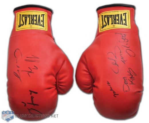 Pair of Everlast Boxing Gloves Signed by Boxing Greats Including Muhammad Ali