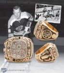 Wayne Cashmans 1970 Boston Bruins Stanley Cup Championship 14K Gold and Diamond Ring