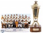 Wayne Cashmans 1973-74 Boston Bruins Prince of Wales Championship Trophy (13")