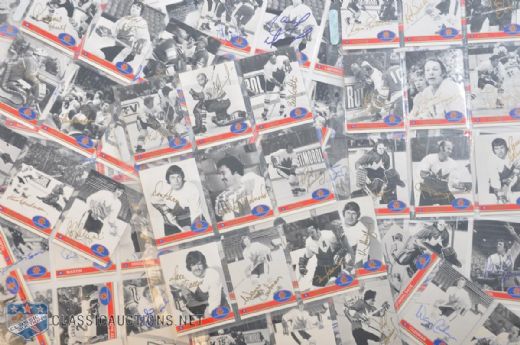 1972 Team Canada Limited-Edition Autographed 36-Card Set & (97) Other Autographed Cards