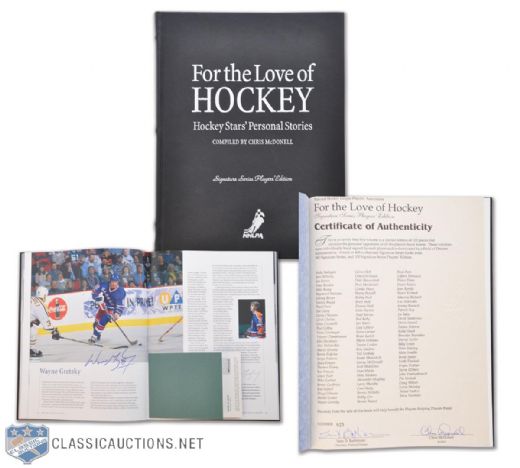 Andy Bathgates "For the Love of Hockey" Players Edition Signature Series Book