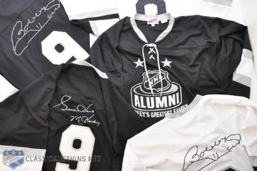 Andy Bathgates NHL Alumni Hockey Stars Jersey Collection of 10