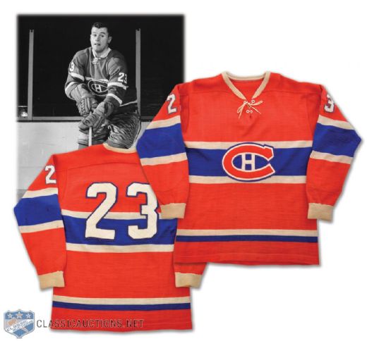 Al MacNeils 1961-62 Montreal Canadiens Game-Worn Jersey