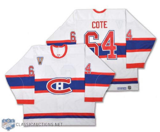 Jean-Philippe Cotes 2005-06 Montreal Canadiens Vintage Game-Worn Jersey