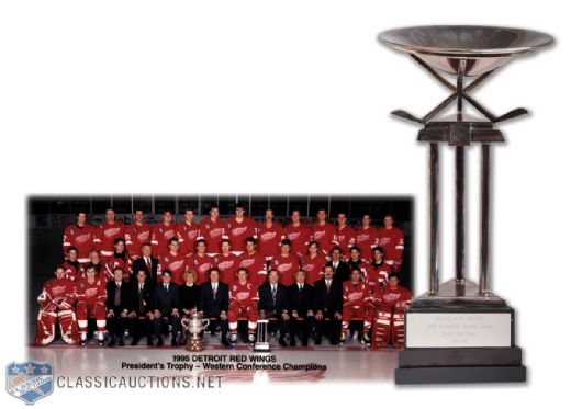 Detroit Red Wings 1994-95 Presidents Trophy (16")